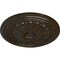 Ekena Millwork Alexa Ceiling Medallion (Fits Canopies up to 2 7/8"), 20 1/2"OD x 1 7/8"P, Stone Hearth Crackle CM20ALSHC - alternate 2